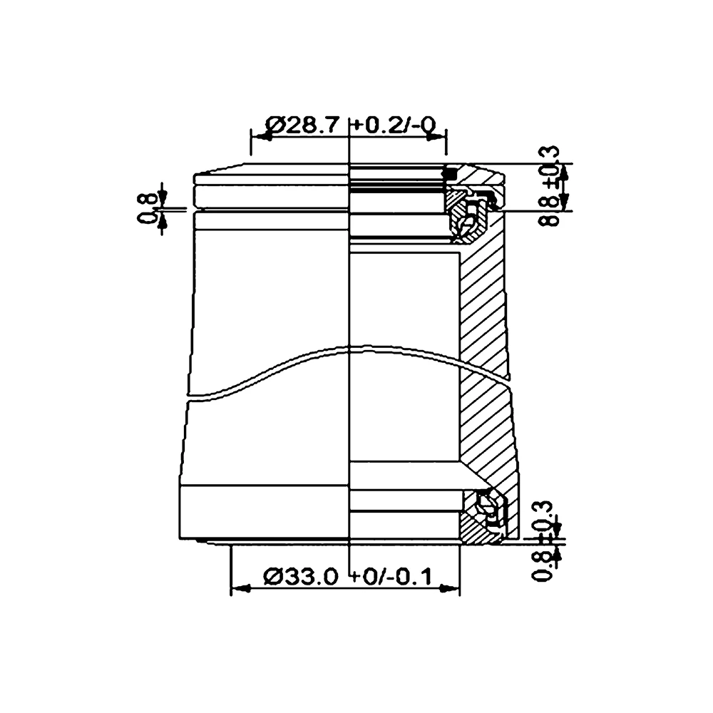 Deda IN-4 Jeu De Direction Intégré 1 1/8"- 1 1/4 – Image 2