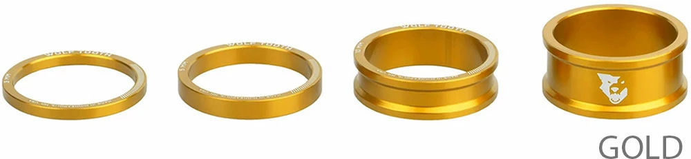 Wolf Tooth Components Entretoises Jeu De Direction 4 Pces 3/5/10/15 Mm – Image 5